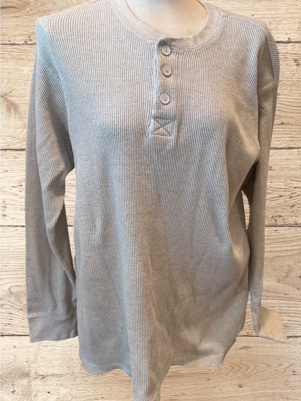 Stanley Workwear Men’s Long Sleeve Thermal Henley – Size XL
